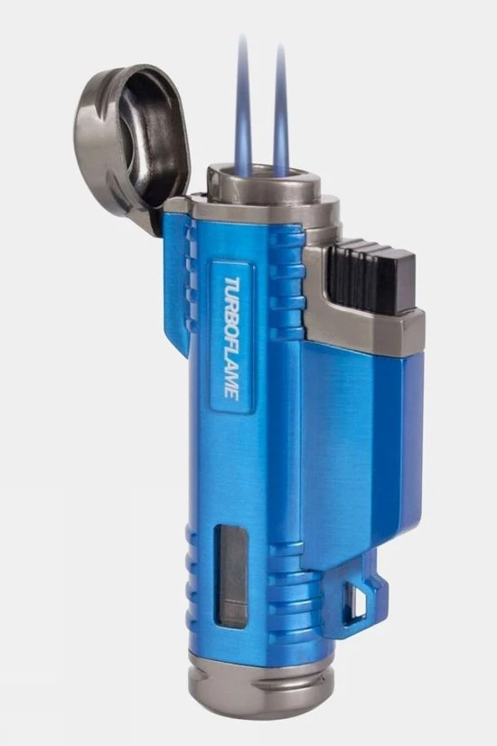 Turboflame Turbo 2 Twin Flame Lighter - Metallic