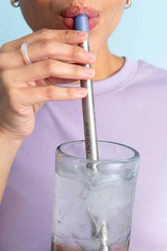 Lifestraw Sip Reusable Stainless Steel Water Filter Straw - Image 2