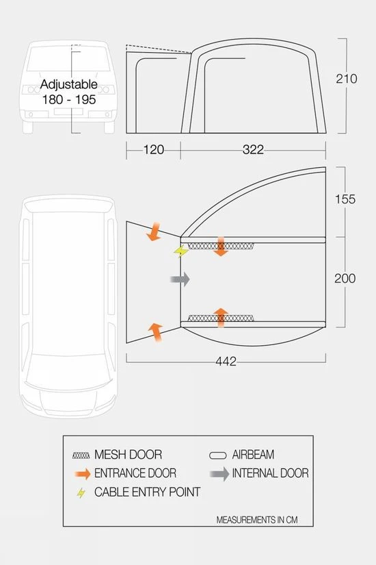 Vango Magra Air VW Awning - Image 2